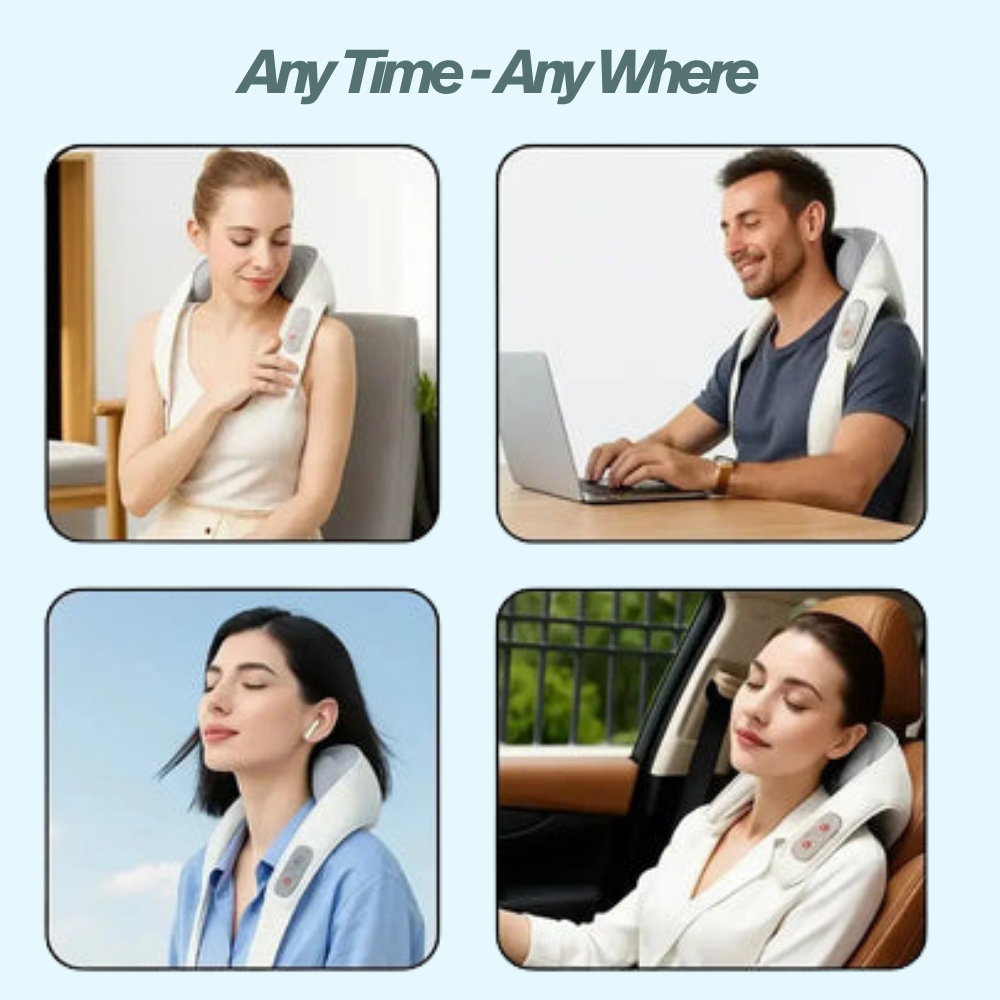 Handeelife™ Heated Neck & Shoulder Massager