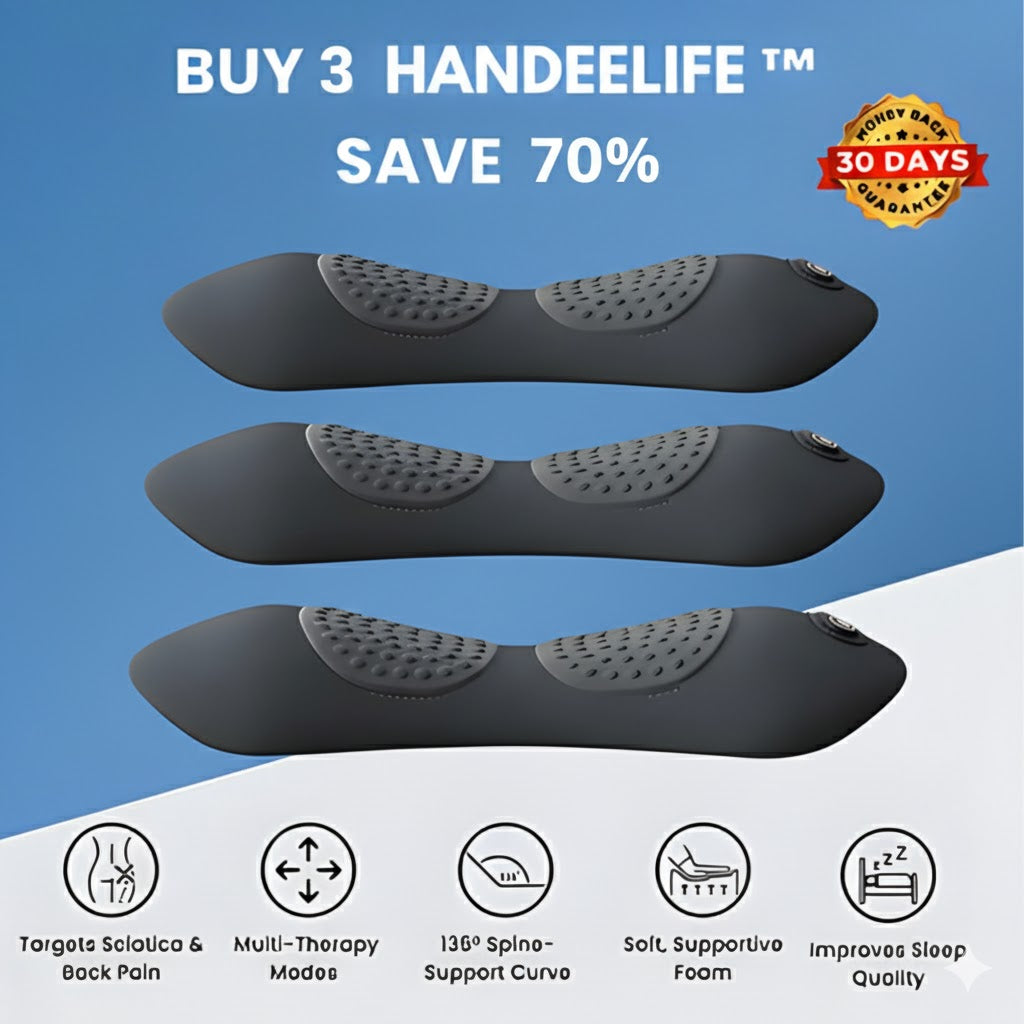 Handeelife™ Triple Fusion Pillow for Back Comfort and Support