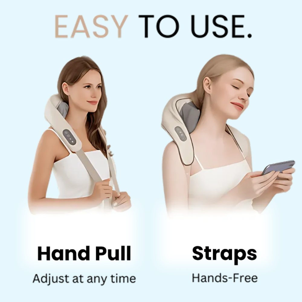 Handeelife™ Heated Neck & Shoulder Massager