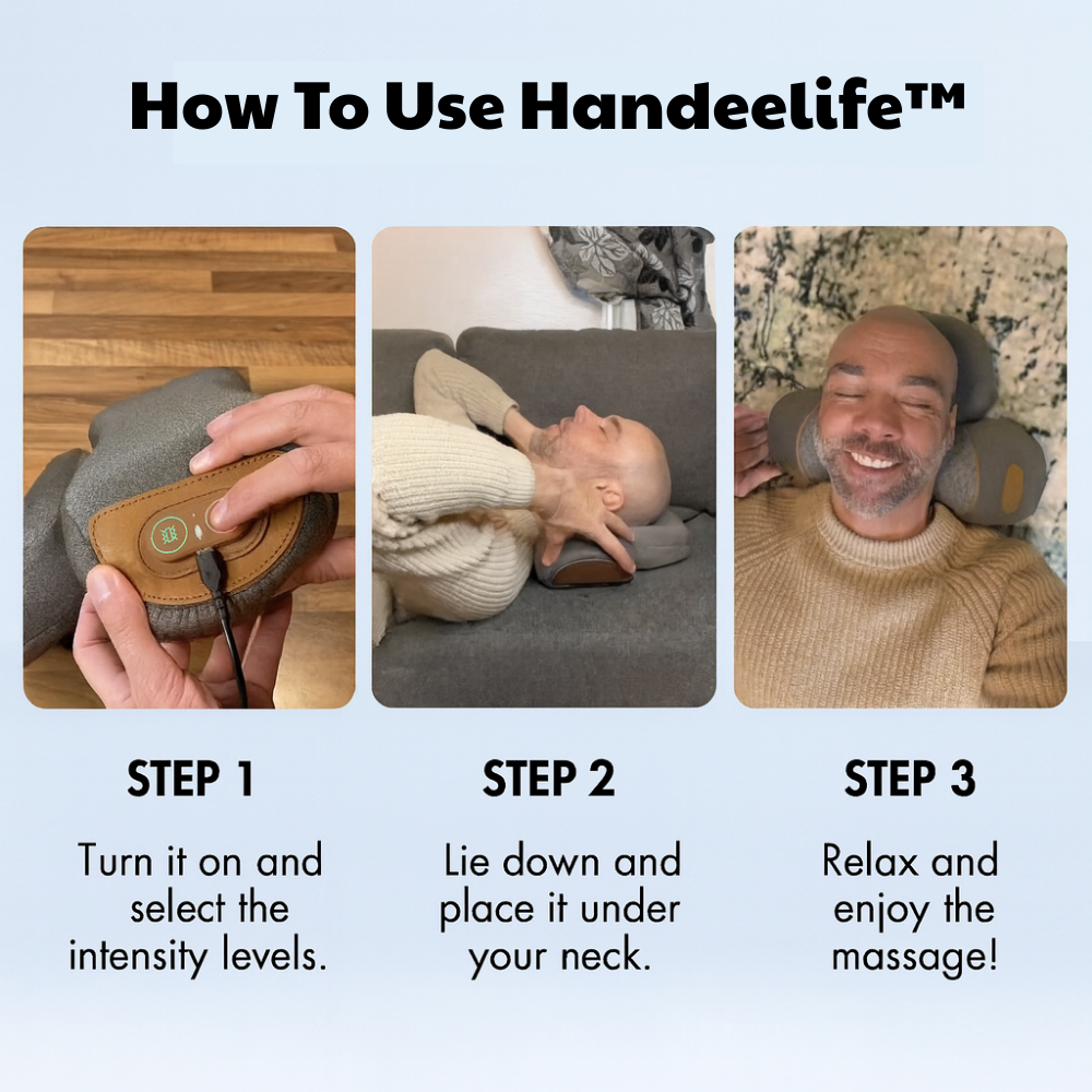Handeelife™ 3-in-1 Neck Massage Pillow