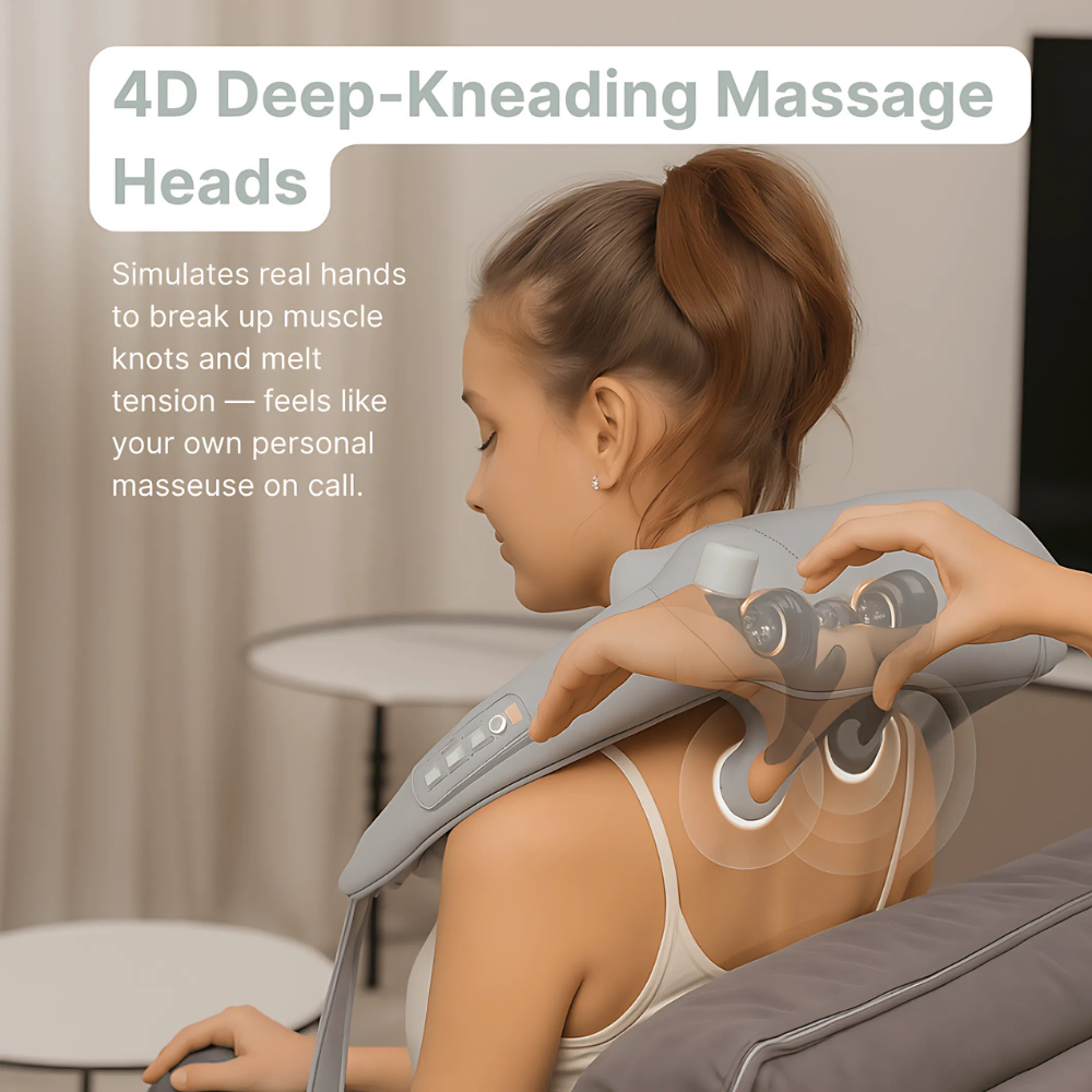 Handeelife™ Heated Neck & Shoulder Massager