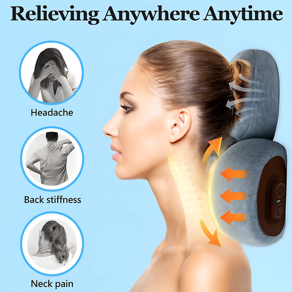 Handeelife™ 3-in-1 Neck Massage Pillow
