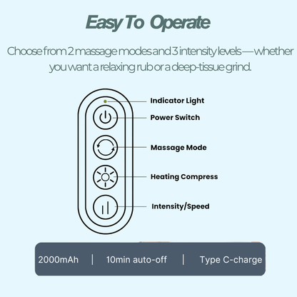 Handeelife™ Heated Neck & Shoulder Massager