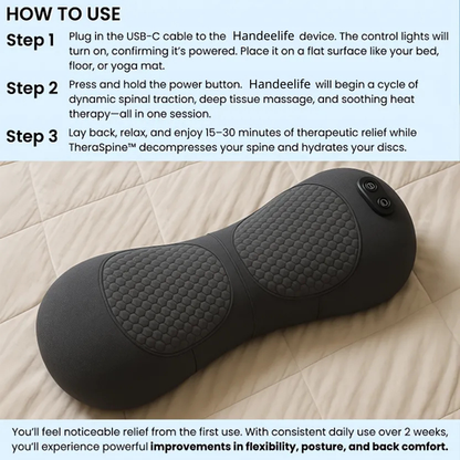 Handeelife™ Triple Fusion Pillow for Back Pain Relief