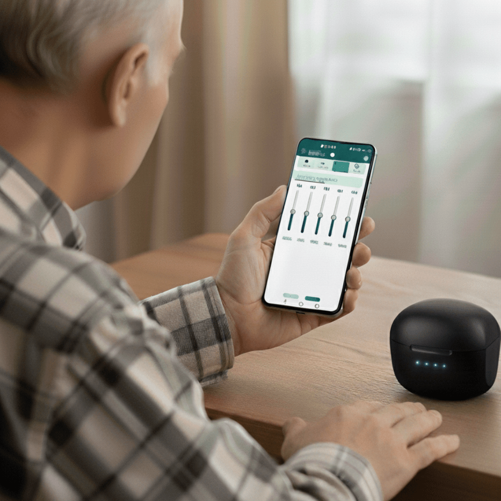 Handeelife Bluetooth Hearing Aids (App Controlled)