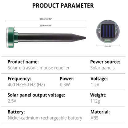 PestLab Outdoor Protector - Banish Moles, Voles, Snakes, Rodents and Other Pests For Good