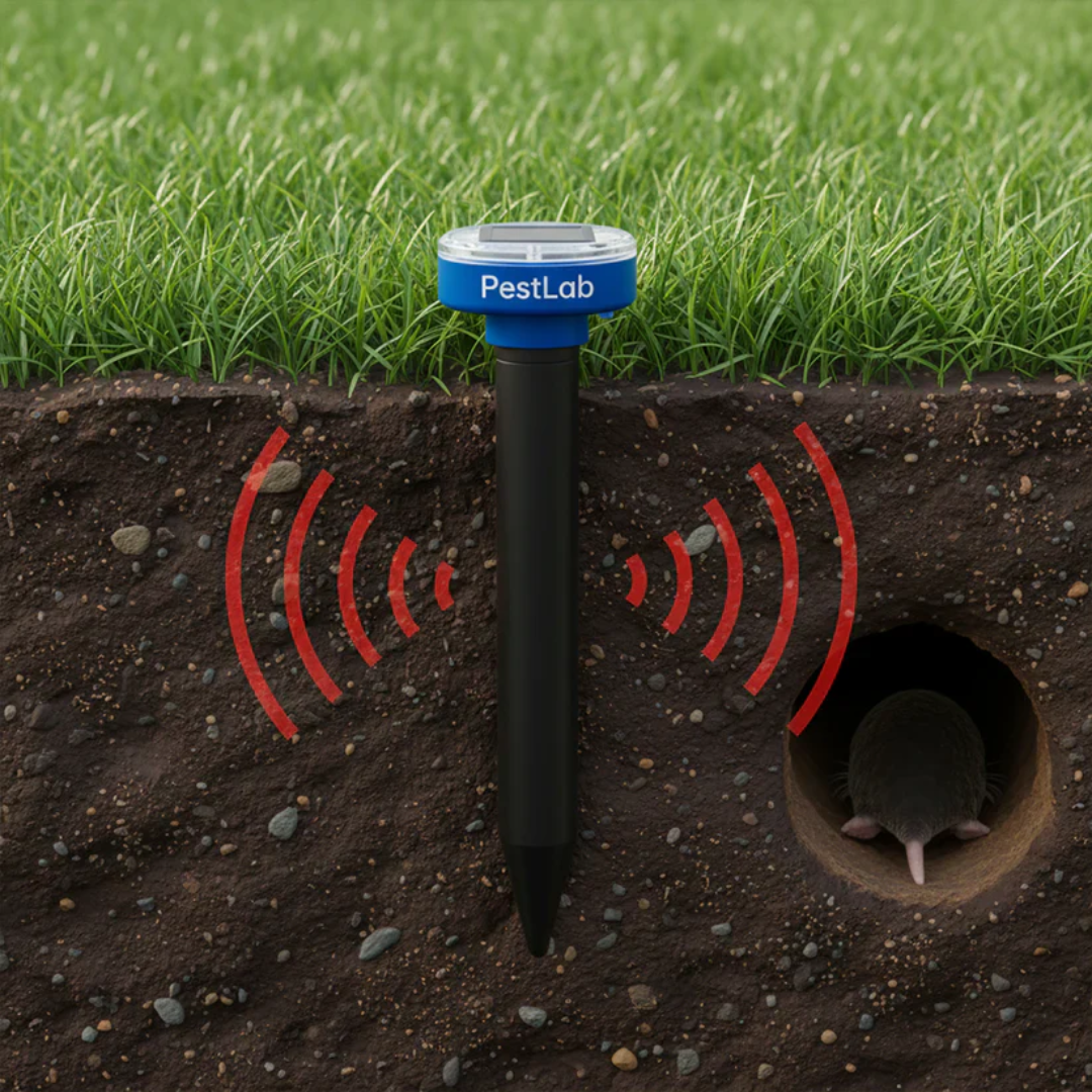 PestLab Outdoor Protector - Banish Moles, Voles, Snakes, Rodents and Other Pests For Good