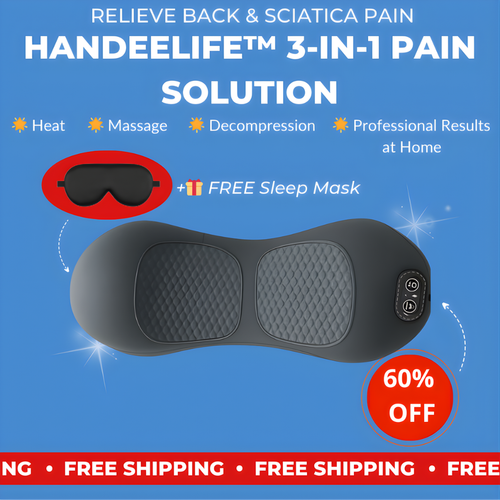 Handeelife™ Triple Fusion Pillow for Back Comfort and Support