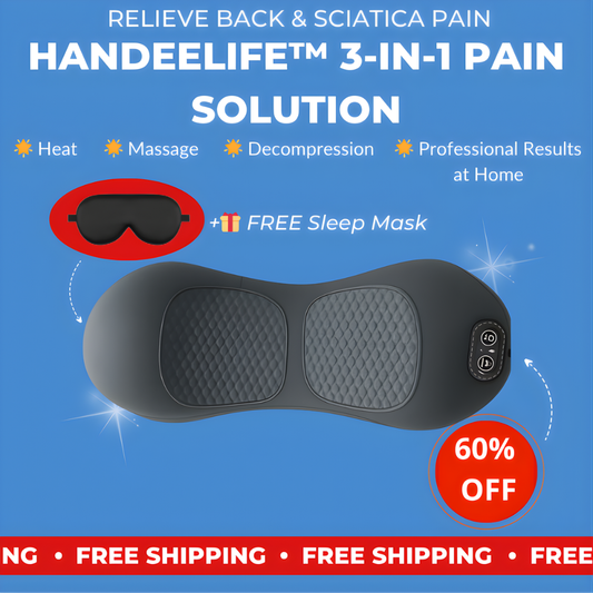 Handeelife™ Triple Fusion Pillow for Back Comfort and Support