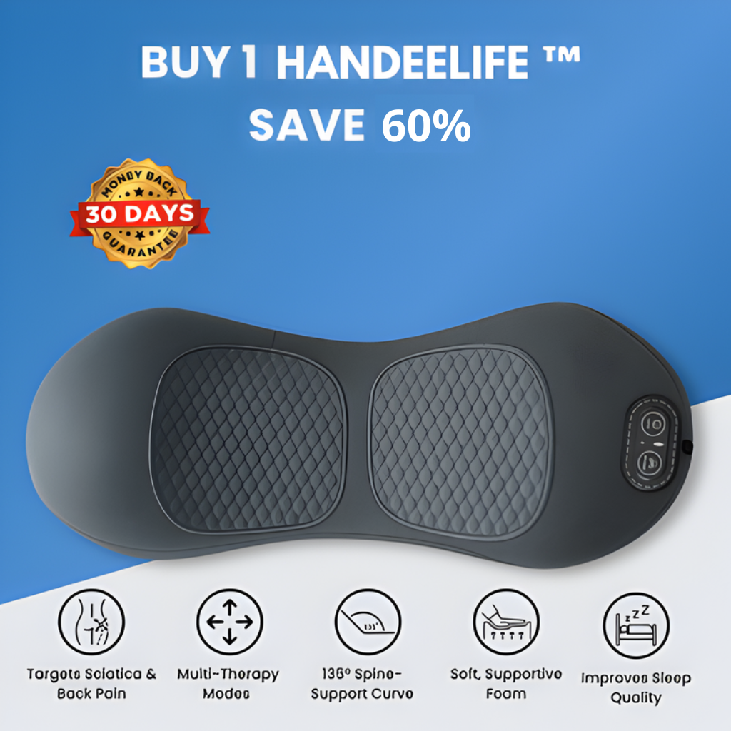 Handeelife™ Triple Fusion Pillow for Back Comfort and Support