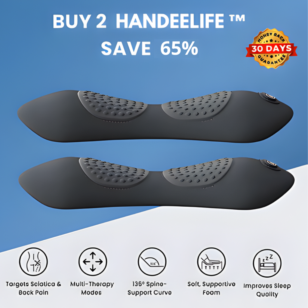 Handeelife™ Triple Fusion Pillow for Back Comfort and Support