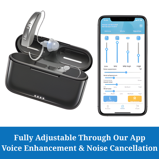 RIC Bluetooth Hearing Aids (App Controlled)