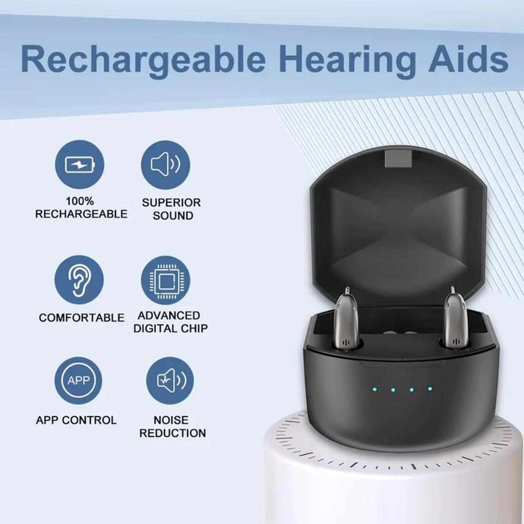Handeelife Bluetooth Hearing Aids (App Controlled)